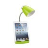 Limelights Gooseneck Organizer Desk Lamp W/iPad Tablet Stand Book Holder, Green LD1002-GRN